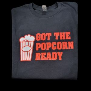 NWT Unisex Crew Neck XXLarge Got Popcorn  T Shirt